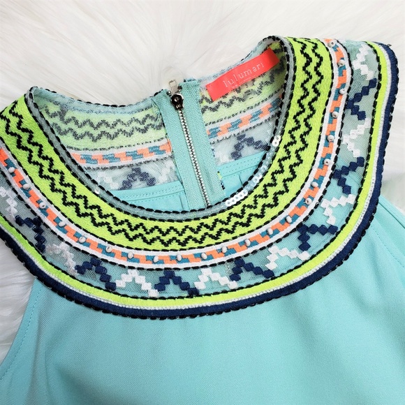 lulumari Boutique Neon Crop Top - Picture 3 of 3